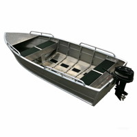 Bateau de pêche en aluminium de 8 pieds, fabrication directe d'usine, OEM ODM, entièrement soudé, bateau de pêche de loisir Jon pour la pêche, petits travaux
