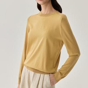 62512 Abbigliamento Femminile di Alta Qualità Autunno Inverno, Maglione Sottile in Lana e <span class=keywords><strong>Seta</strong></span> di Gelso a Maniche Lunghe - Product Image 5