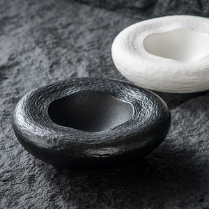 Bol à salade en céramique de style français créatif, spécialité pour soupes, desserts, cuisine moléculaire, vaisselle, bol à glace sèche, plat froid artistique - Product Image 2