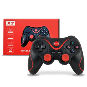 คอนโทรลเลอร์เกมไร้สาย <span class=keywords><strong>X3</strong></span> บลูทูธ ความหน่วงต่ำ สำหรับสมาร์ทโฟน พีซี แล็ปท็อป สมาร์ททีวี เล่นคนเดียว - Product Image 1