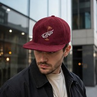 Casquette de baseball en daim bleu marine de haute qualité, logo brodé 3D personnalisé, casquette snapback de luxe à 6 panneaux avec visière incurvée, fournisseur en gros
