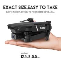 Drone Quadricoptère Pliable Télécommandé E88 Professionnel avec Caméra HD 4K Grand Angle et FPV Sans Fil – Idéal Cadeau
