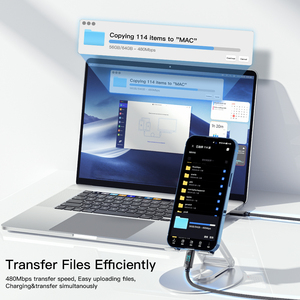 ESSAGER ES-X28 affichage numérique 1 2 mètres Pd 29W Usb 2.0 Type C à Ip téléphone téléphone câble de chargeur rapide pour <span class=keywords><strong>Iphone</strong></span> - Product Image 4