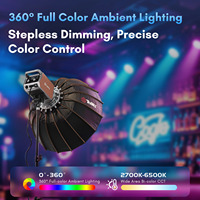 TOLIFO PL-350RGB Lumière vidéo LED COB RGB professionnelle 350W, éclairage continu, monture Bowens, lumière de studio de diffusion