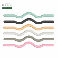 Barre de musculation réglable RIVA 15-25 lb en silicone et fer – Équipement de fitness durable pour la maison, la gym et le yoga