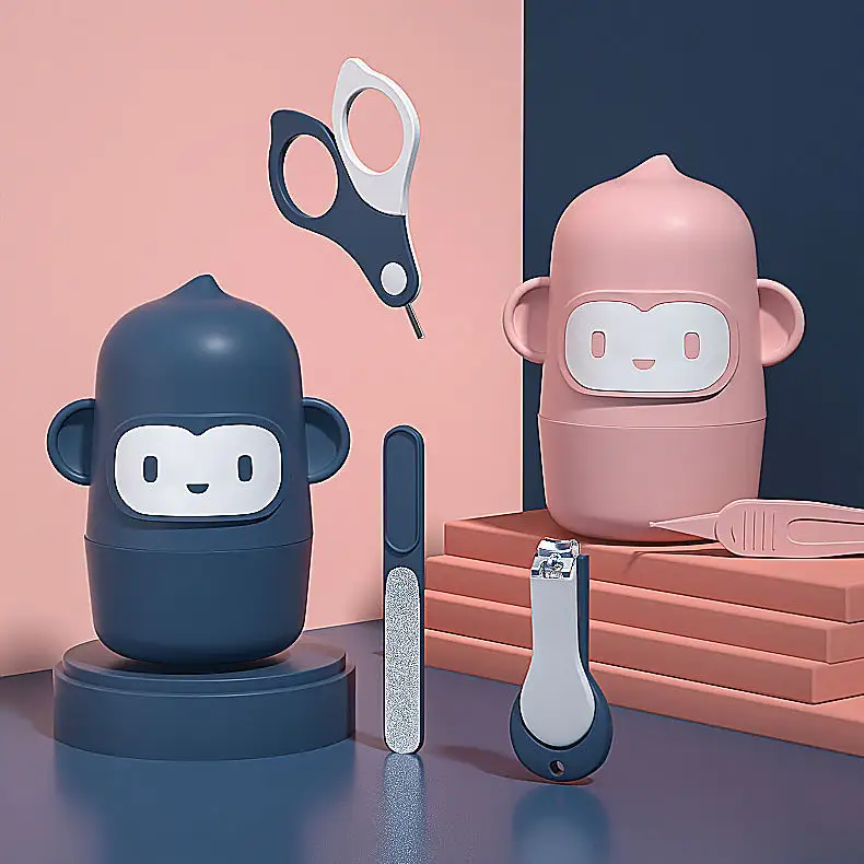 4 шт., силиконовые ножницы для маникюра, из нержавеющей стали