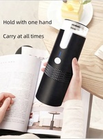 Cafetera Portátil Mini de Plástico con Alimentación USB de Alto Voltaje para Cápsulas Individuales, para Uso en Automóviles, Hoteles y Hogares, Color Negro 1