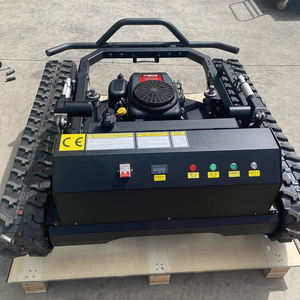 Tondeuse à <span class=keywords><strong>gazon</strong></span> télécommandée populaire tout-terrain - Adaptable à l'agriculture européenne avec certification CE pour les pentes en pente - Product Image 4