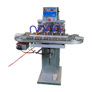 Pastillas de freno de gafas de cerámica personalizadas de fábrica Máquina de impresión de almohadillas de <span class=keywords><strong>2</strong></span> colores - Product Image 2