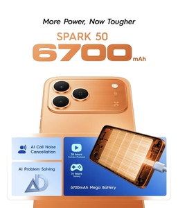 สมาร์ทโฟน Spark 50 5G LTE หน่วยความจำขนาดใหญ่ จอ HD 6.8 นิ้ว กล้อง 32MP ความจุ 24+512GB แบตเตอรี่ 5000mAh ลำโพงคู่ ขายส่งภาษาฝรั่งเศส - Product Image 2