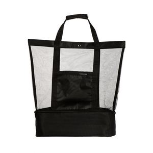 Sacs isothermes de pique-nique en maille avec fermeture éclair, personnalisables avec logo, sacs à dos thermiques pour livraison de repas, sacs promotionnels - Product Image 4