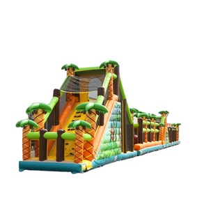 巨大なメガボール障害物コースランニングインフレータブル障害物コース - Product Image 1