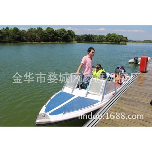 Bateau rapide Lindoo en fibre de verre, 6 places, durable pour les lacs et les rivières - Product Image 3