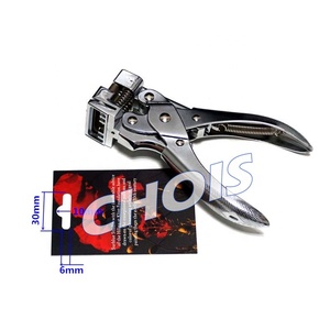 Hot Selling Kleine Hand Held Euro Slot Puncher Voor Plastic Kaart 3945-1030