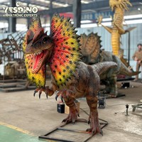 Gerçek Boyutta Çelikten Yapılmış Eğlence Parkı Dinozoru Gerçekçi Animatronik Robot, Tema Parkları ve Alışveriş Merkezleri Sergi Projeleri İçin