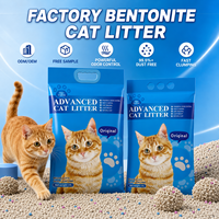 Sable sanitaire pour chat en bentonite, écologique, à agglomération rapide, désodorisant et sans poussière, personnalisable pour votre marque