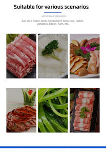 Rebanadora de Carne Ajustable de 180W para Carne de Res, Salchicha, Pescado, Carne Congelada, para Restaurantes de Hot Pot, Mercados y Hoteles - Product Image 6