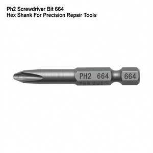 Punta de destornillador Ph2 664 con vástago hexagonal para herramientas de reparación de precisión - Product Image 2