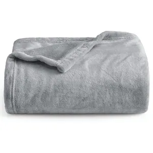 50英寸x60英寸沙发沙发床羊毛扔毯扔尺寸柔软模糊毛绒毯豪华法兰绒拉毯