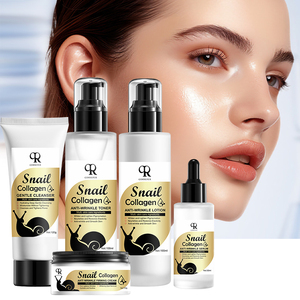 Produits de soin de la peau à base de collagène et d'escargot, série professionnelle, vente chaude, ensemble de 5 pièces, ensemble de soins de la peau - Product Image 3