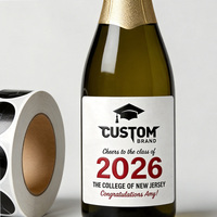 Etiquetas Autoadhesivas Personalizadas Resistentes al Vino para Botellas de Vino y Vodka - Impermeables y Ecológicas