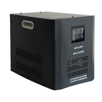 Régulateur de tension CA 15 kVA, stabilisateur 220 V, large plage d'entrée 45-280 V, AVR automatique, protection contre les retards, type relais, conditionneur de puissance