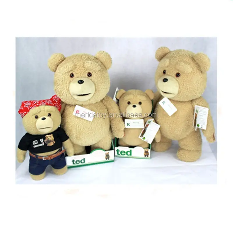 Elettrico TED orso caldo serie di film altoparlante peluche giocattolo regalo per i bambini