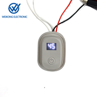 Vente flash - Interrupteur de contrôle de température électrique, thermostat réglable pour masque chauffant pour les yeux