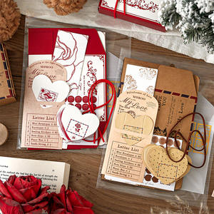 Kit de bricolage Mini Lettre <span class=keywords><strong>d</strong></span>'amour 1 paquet, série 52e fois que je t'aime, enveloppe, matériaux de collage pour confession - Product Image 1