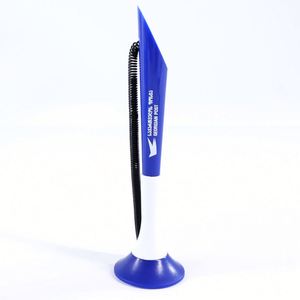 Stylo bille en plastique avec support de sécurité pour comptoir d'hôtel/banque, idéal pour table ou bureau - Offre Spéciale - Product Image 1