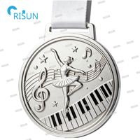 Medalla Personalizada para Instrumentos Musicales, Coros, Conjuntos, Bandas, Espectáculos de Danza, Medallón Musical Personalizado