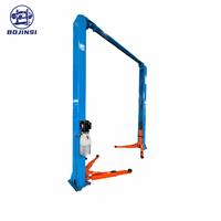 Elevador de Autos de Dos Postes BJS Industrial Premium de 4000 kg con Piso Libre, Liberación Lateral Doble, Equipo de Elevación Hidráulico, Elevación de 1800 mm