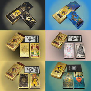 Tarot blanc turc Dilinde personnalisé Oracolo Iluminati jeu de cartes holographiques Lenormand Karten papier à accent français Pays-Bas - Product Image 6