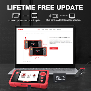 Nouvel Arrivage CRP123 V2.0 Analyseur Auto OBD2 Quatre Systèmes (ABS, SAS, SRS) 4 Pouces - Product Image 4