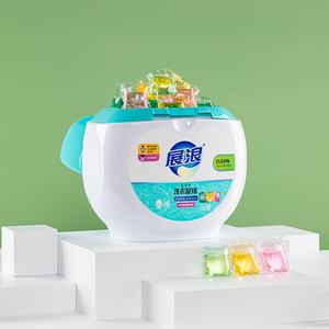 Capsules de <span class=keywords><strong>lessive</strong></span> tout-en-un super concentrées, écologiques et jetables, nettoyage en profondeur, protection des couleurs, adoucissant pour les vêtements - Product Image 1