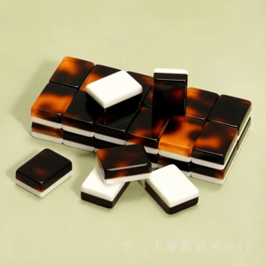 Fashionable Premium Acrylic Cloisonne Inspired Luxury Style 160 Tiles American Mahjong for Collectors and Players - Product Image 4