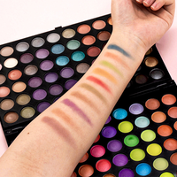 Fabricant OEM grossiste Palette d'ombres à paupières mates et chatoyantes hautement pigmentées marque privée ombre à paupières en poudre