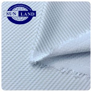 Écharpe blanche anti-bactérien 45% polyester 55% nylon tissu maille nid d'abeille <span class=keywords><strong>micax</strong></span> - Product Image 2