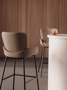 Sedie da <span class=keywords><strong>Bar</strong></span> Moderne di Lusso in Pelle PU, Mobili da Pranzo di Alta Qualità, Arredamento <span class=keywords><strong>per</strong></span> Casa, Hotel, Palestre, Camere da Letto, Cucine - Product Image 3