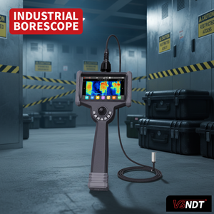 Endoscopio Industrial con Imagen Térmica de 360° °   Cámara Boroscópica Giratoria Impermeable IP67 para Inspección Oculta de Amenazas de Terrorismo - Product Image 1