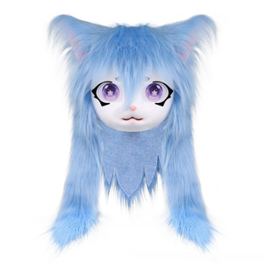 Máscara de Cabeza de Bestia Kigurumi para Halloween, Disfraz de Gato Animal, Anime Lolita, Casco de Calavera Kig, Accesorio de Disfraz para Fiesta de Carnaval, Regalos - Product Image 5