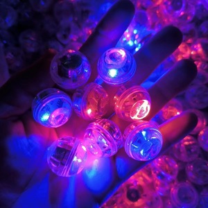 24 毫米防水振动感应红蓝闪光 LED 球灯发光灯适用于气球毛绒玩具挤压玩具 - Product Image 6