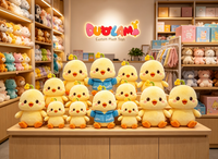 Peluche OEM de haute qualité en tissu doux pour enfants, idéale comme cadeau promotionnel d'entreprise