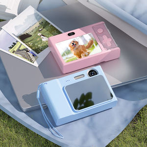 Appareil photo numérique pour selfies 4K CMOS, anti-tremblement multiple, écran 2,4 pouces, flash intégré, cordon, caméra rétro CCD pour étudiants, vlog - Product Image 2