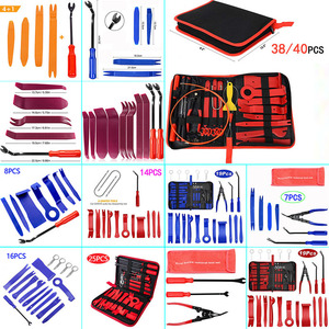Kit de démontage d'intérieur automobile, outil de démontage de garnitures en plastique de voiture, outils de panneaux de clips de voiture pour ensemble de garnitures automobiles - Product Image 3