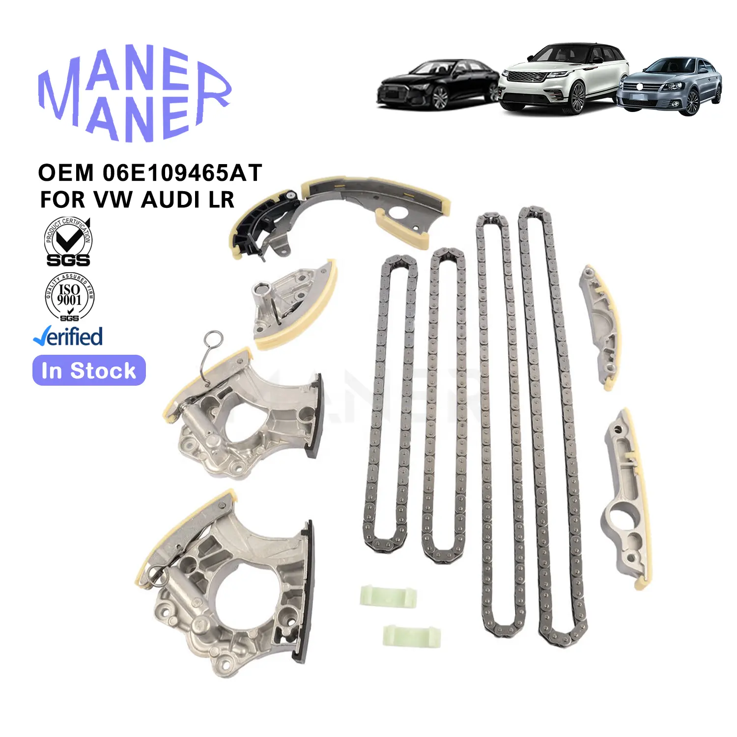 MANER Auto sistemi motore 06 e109465at 06 e109465bj produzione KIT catena di distribuzione ben fatto per Bentley Lamborghini Audi VW
