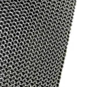 Decorative Mesh Stainless Steel Ring Curtain Wall Chain Mail Metal Mesh