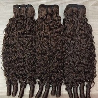 Extensions de cheveux humains bouclés Pixie Double Drawn, couleur personnalisée, balayage, mèches, cuticules alignées, cheveux vierges bruts, vente en gros