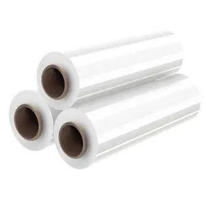 LP Stretch Wrap 4 Pack 18inch x 1500Feet 80Gauge Plástico Transparente Agarre Elenco Mão Stretch Film Rolls Para Embalagem Em Movimento Embalagem P