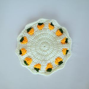 Sous-verres de bureau en crochet faits main, mignons et à bas prix, motif dessin animé, vente en gros, pour cafés, bars et bureaux - Product Image 4